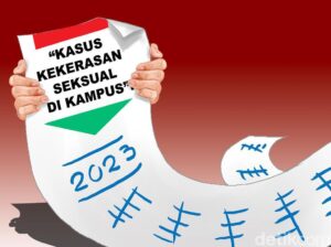 Ilustrasi kasus kekerasan seksual di kampus