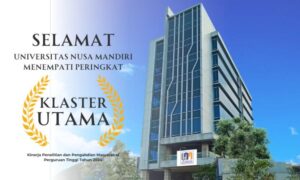 Universitas nusa mandiri unm pada pengumuman klasterisasi perguruan tinggi 240106151744