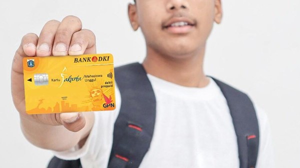 Ilustrasi kartu jakarta mahasiswa unggul